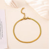 sundrerfect 6 Pièces Femme Bracelet- Ensemble de Bracelets en Acier Inoxydable - Bijoux de Femme Or Waterproof - Ensemble de Bracelets Or Cuban Paper Clip Femme